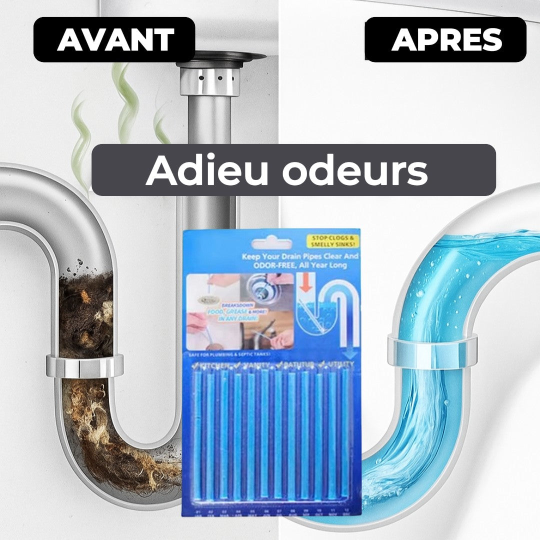 🚿 BÂTONNETS MAGIQUES POUR CANALISATIONS