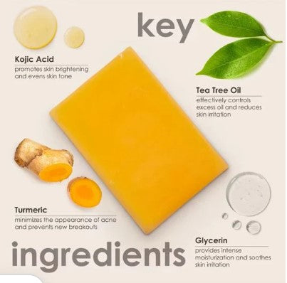 💛 Savon Effaceur  au Curcuma