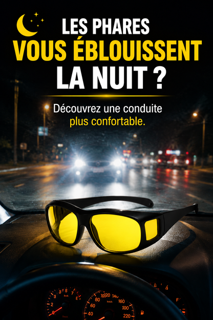 👓 Lunettes Anti-Éblouissement – Conduite de Nuit PRO™