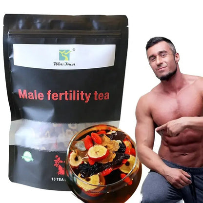 💪 Thé de fertilité pour homme | Tisane pour l'azoospermie, la faible numération des spermatozoïdes et le bien etre reproducteur des hommes